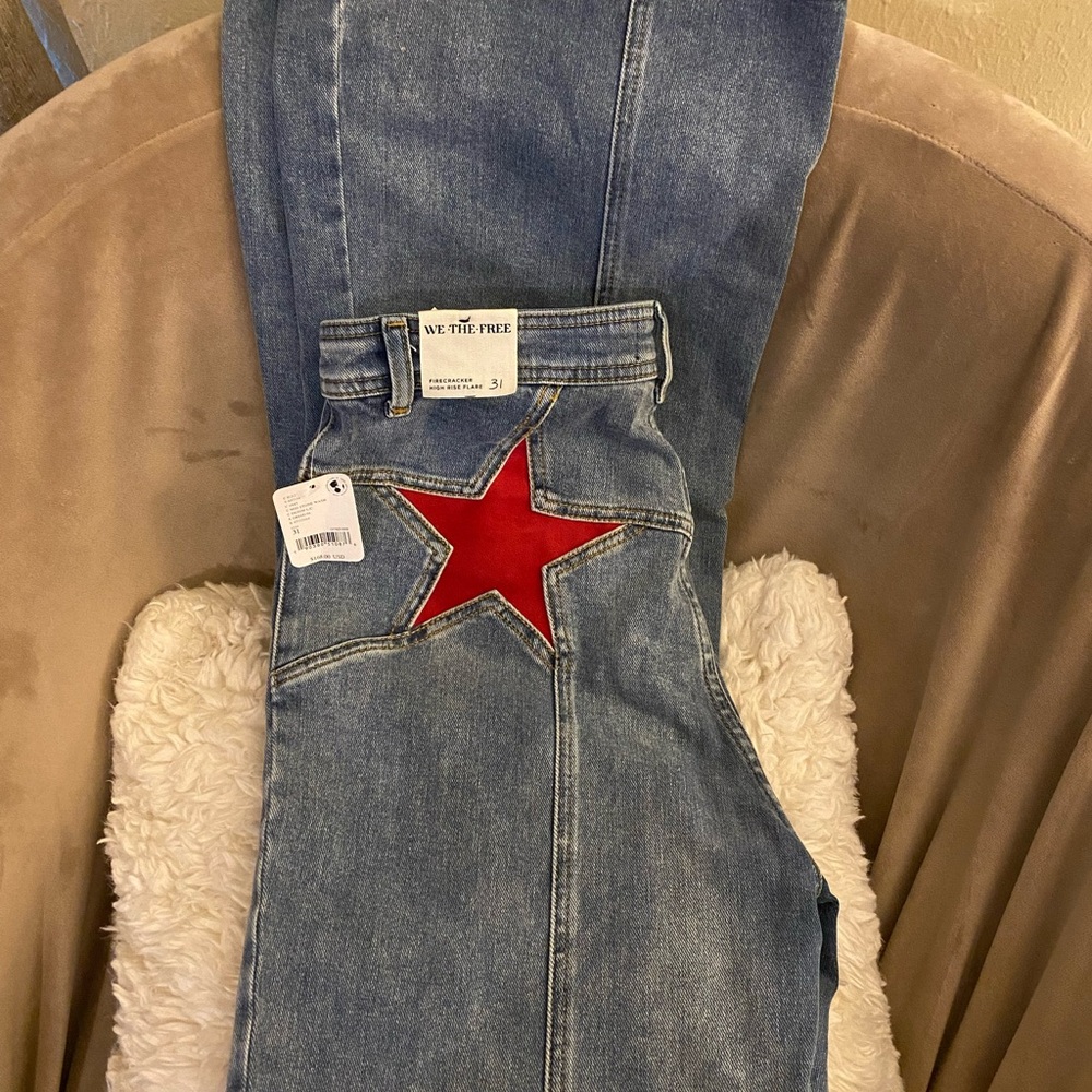 We The Free Firecracker Flare Jeans